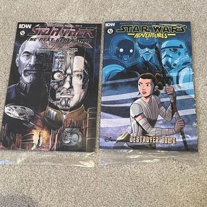 Star Wars and Star Trek books